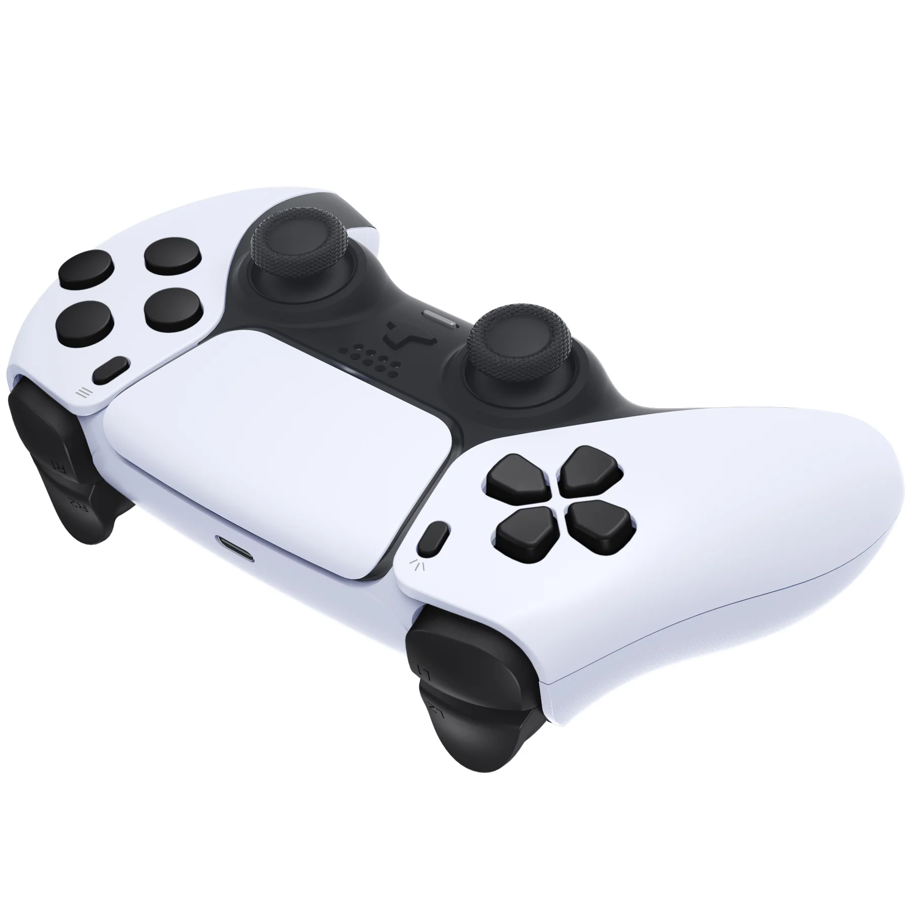 eXtremeRate Replacement Full Set Buttons Compatible with PS5 Controller BDM-030/040/050/060 - Black - Image 7
