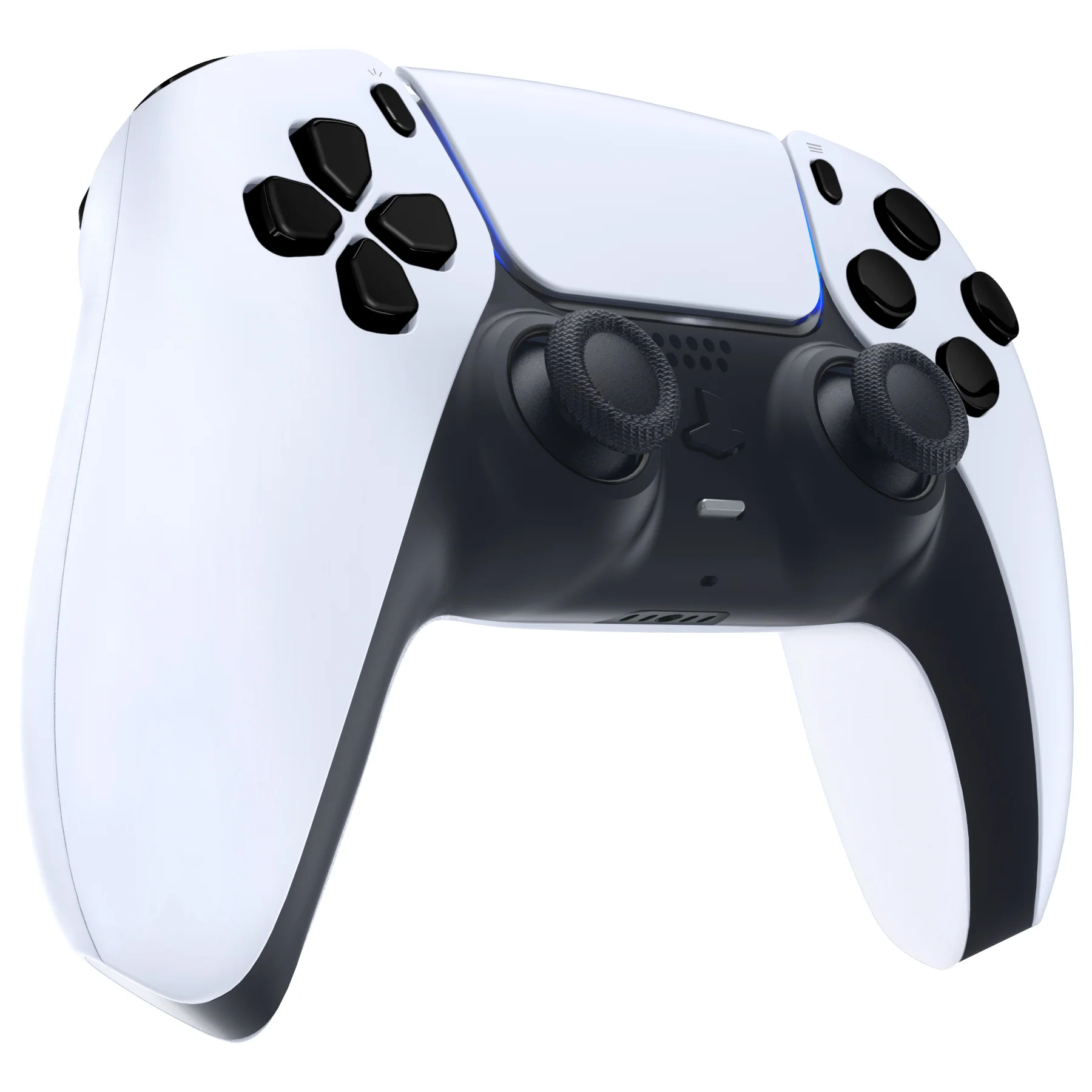 eXtremeRate Replacement Full Set Buttons Compatible with PS5 Controller BDM-010/020 - Chrome Black - Image 5