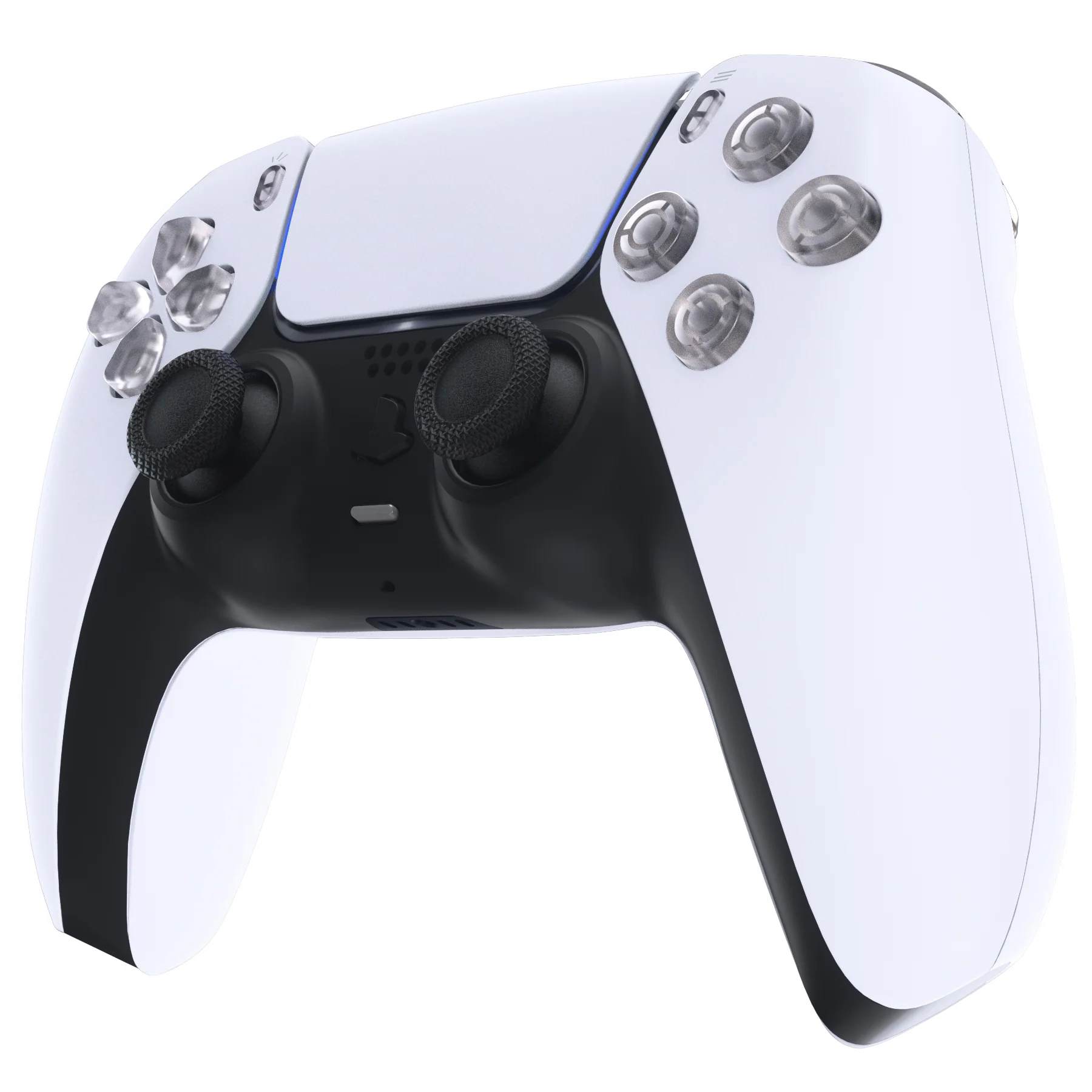 eXtremeRate Replacement Full Set Buttons Compatible with PS5 Controller BDM-010/020 - Clear - Image 4