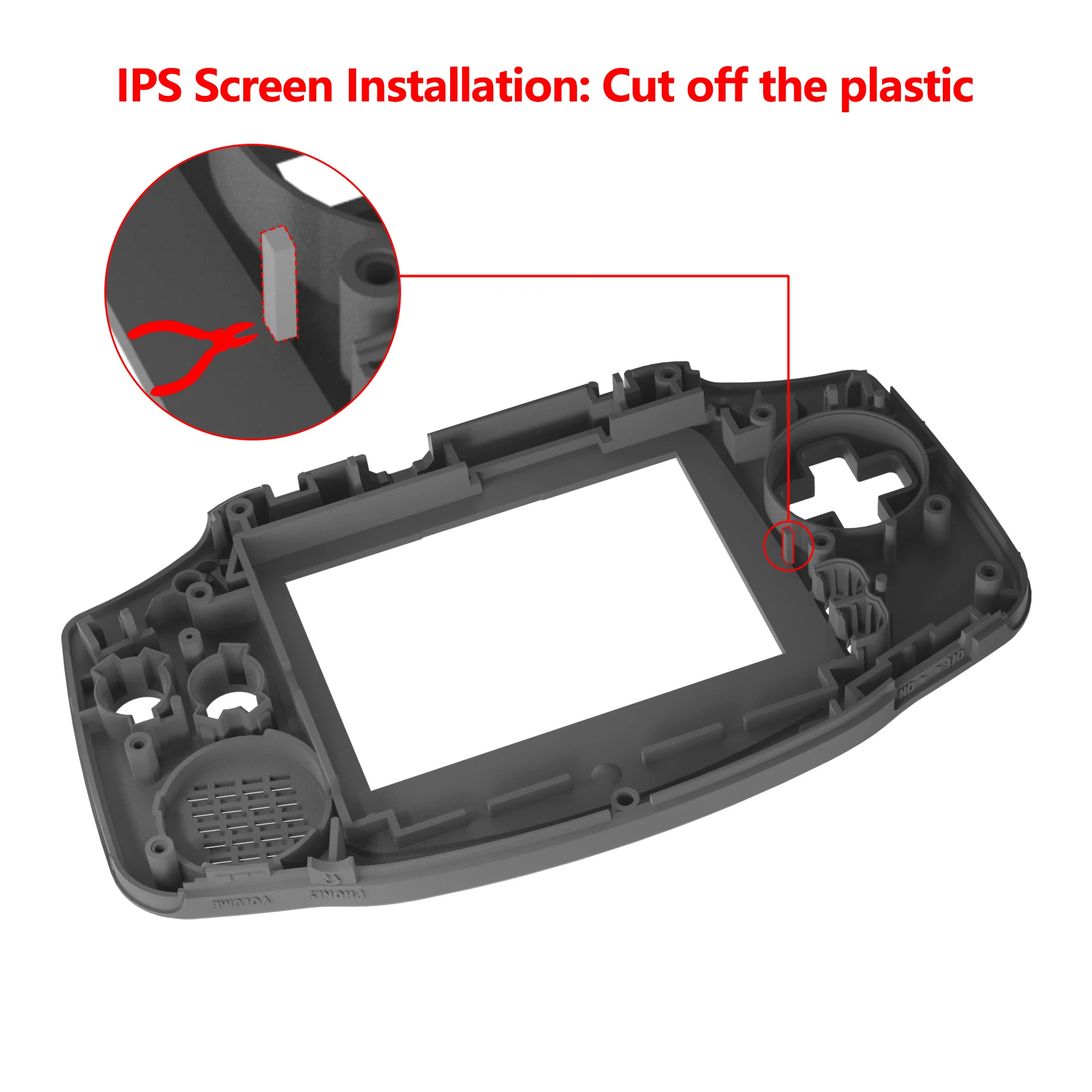 eXtremeRate IPS Ready Upgraded GBA Replacement Full Set Shells with Buttons for Gameboy Advance, Compatible with Both IPS & Standard LCD - Cherry Pink - White Screen Lens - Image 8