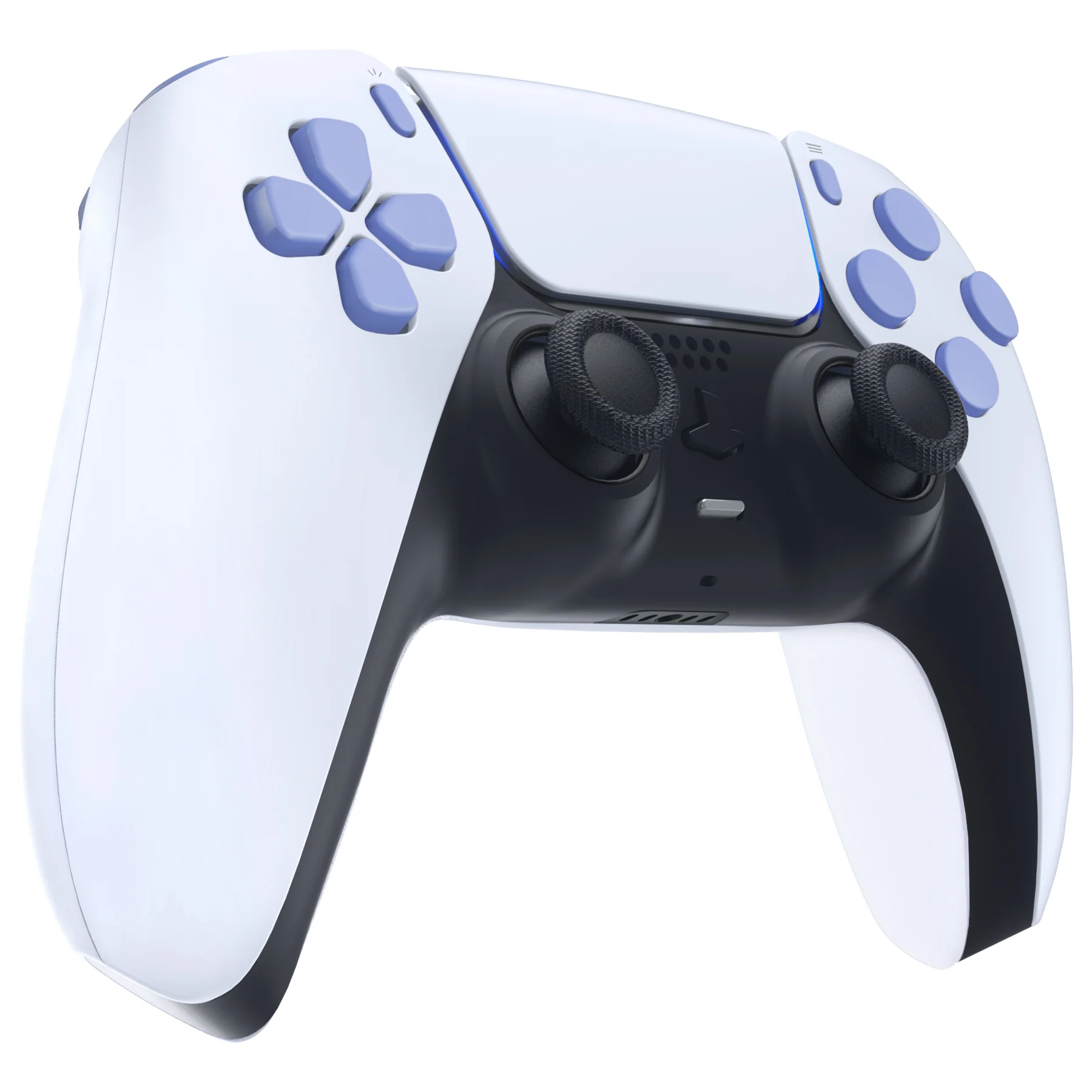 eXtremeRate Replacement Full Set Buttons Compatible with PS5 Controller BDM-010/020 - Light Violet - Image 5