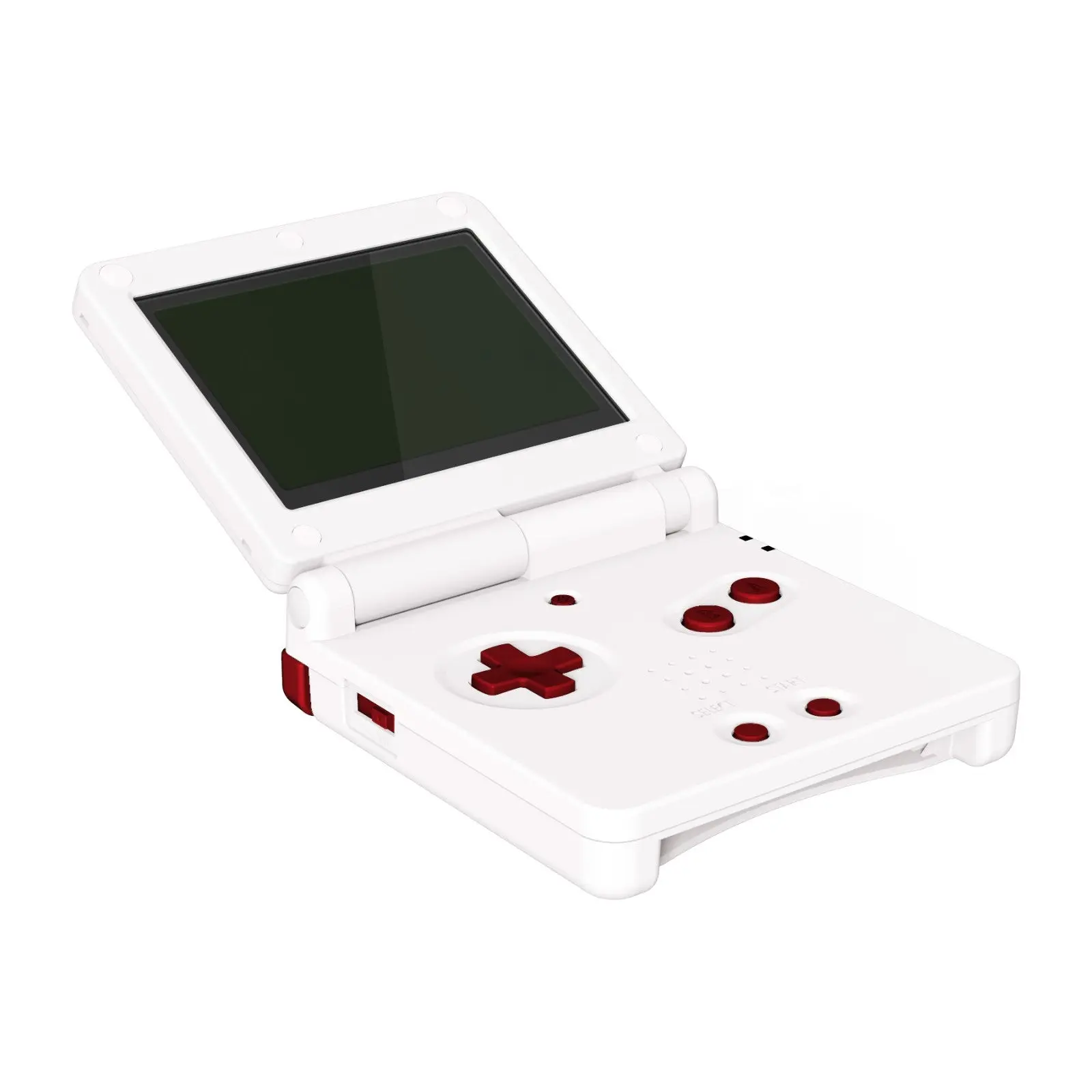 eXtremeRate Custom Replacement Full Set Buttons for Gameboy Advance SP GBA SP Console - Scarlet Red - Image 3